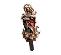 Sharplace Cartello Decorativo in Acrilico 2D con Figura Religiosa per Esterni, Madre E Figlio