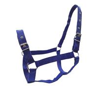 Sharplace Cavezza per Cavalli, finimenti, Accessori equestri, Attrezzatura da addestramento in Nylon Regolabile per Fattoria, ippodromo, competizioni, pascolo e, Blu