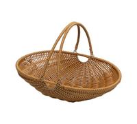Sharplace Cestino da Picnic Multifunzionale E Leggero in PP per Conservare, con Manico Regolabile E Struttura in Filo di Ferro, Size S