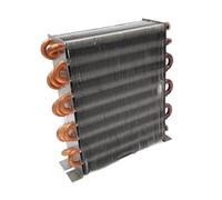 Sharplace Condensatore per frigorifero e congelatore senza compressori, scambiatore di calore con tubi in rame, 175x235mm