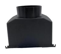 Sharplace Connettore per grondaia Curva con deviatore per Acqua piovana, Ricambio ad Alte Prestazioni, Facile da installare, Colore Nero, Diametro Esterno 11