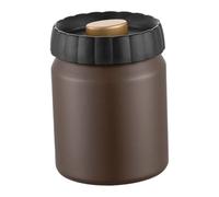 Sharplace Contenitore Ermetico per Alimenti, Contenitore Sottovuoto, Organizer, Bottiglia per caffè Sottovuoto a Prova di Perdite, per Spezie, Zucchero, Cereali, Marrone