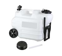 Sharplace Contenitore per l'acqua con Rubinetto e Ruote, Porta Secchio, Serbatoio d'Acqua Portatile Multiuso, tanica per Auto, casa, Viaggi