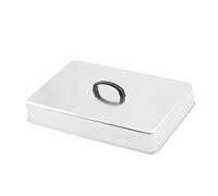 Sharplace Coperchio Rettangolare per Hamburger, Campana Da Cucina Teppanyaki, Copertura Universale in Acciaio Inox per Cuocere in Modo Uniforme, Sciogliere O Cuocere a Vapore Verdure, 43.5x28.3x6.6 Cm
