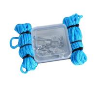 Sharplace Corda con tenditore a Rullo, regolatore per Paracord, Facile Installazione, Leggera, Resistente, Strumento per tendere la Corda, 6 Ganci