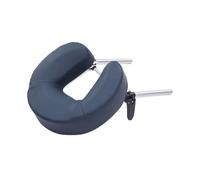 Sharplace Culla per il viso con cuscino per lettino da massaggio, comoda e morbida pelle PU, staffa in lega di alluminio, robusto cuscino regolabile, Blu Navy