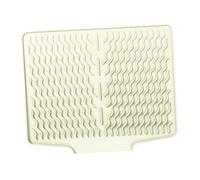 Sharplace Cuscinetto in silicone per scolapiatti, ideale per l'area sotto il lavello, Bianco