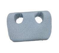Sharplace Cuscino con foro per piercing all'oreco, cuscino laterale ergonomico morbido grigio per indossare orecni, cuffie, orece, per