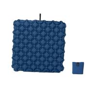 Sharplace Cuscino Gonfiabile per Sedia da Campeggio, Cuscino Pieghevole per Sedia da Ufficio, per da Stadio, per Picnic sugli spalti, Blu Scuro