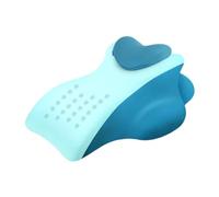 Sharplace Cuscino in Memory Foam con Fodera Sfoderabile per Schiena, Collo E Gambe. Cuscino a Cuneo Rialzato per Massaggi, Sonno, Lettura, Blu