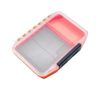 Sharplace Custodia per La Pesca a Mosca, Regalo, Coperchio Trasparente, Presa Facile, Alte Prestazioni, Multifunzionale, Durevole, Scatola per Ami, Orangina