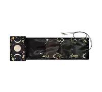 Sharplace Custodia Protettiva per Porta Carte dei tarocchi, Accessori Regalo, Grande, con robusti cordini, Borsa da scrivania per tarocchi, Luna in Tripla Fase