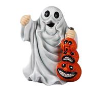 Sharplace Decorazione di Statuina di Halloween in Resina da Collezione, Spettrale E Divertente, per Decorazioni da Tavolo, Accessorio Leggero E Versatile, Sollevamento Zucca