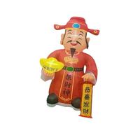 Sharplace Decorazione gonfiabile illuminata per il Capodanno, della ricchezza, ornamento per la, gonfiabile per esterni