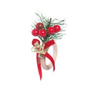 Sharplace Decorazione Natalizia con Tovaglioli, Ornamenti Fatti a Mano con Cono, Porta Tovaglioli in per Feste di Nozze, Lettera