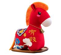 Sharplace Decorazione per la con Bambola di Peluche a Forma di Cavallo dello Zodiaco Cinese 2026, per la casa, Le Feste, l'ornamento da, 22 Cm