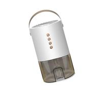 Sharplace Deumidificatore elettrico per casa, serbatoio acqua 1L, timer integrato, ideale per spazi ridotti, Bianco