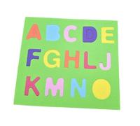 Sharplace di Forme in Schiuma Eva per la Prima Infanzia, Giocattolo educativo per Abbinare Le Forme, da Parete per l'area Giochi, Alfabeto