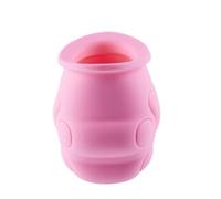 Sharplace Dispositivo per Rimpolpare Le Labbra, Strumento Manuale per Rimpolpare Le Labbra, Dispositivo di Aspirazione Sottovuoto per Labbra Portatile in Silico, rosa