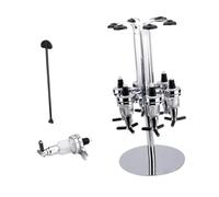 Sharplace Distributore di liquori girevole, versatore per bevande, professionale, a sgancio rapido, portabottiglie per liquori a 6 teste, per bar di ritrovo in