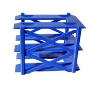 Sharplace Espositore per Auto in 1:64, espositore per Garage, Collezione, Simulazione, pressofusione, Micro Paesaggio, Officina, Decorazione, parcheggio, 3 Strati Blu