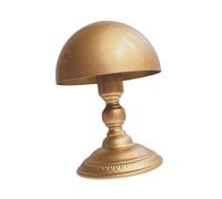 Sharplace Espositore per Cappelli Stand Cappelli Base Rotonda Antiscivolo Ferro Stabile Porta Parrucca Cappellino Adatto per Negozio Salone Casa Soggiorno, Oro