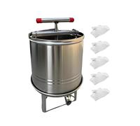 Sharplace Estrattore di, Pressa per Vino, Accessori per Apicoltura, Manuale Domestico, Frantoio, Vinificazione per Vinaccia, Verdure, Olio di, 5 Sacchetti Filtranti