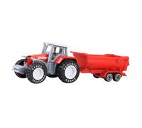 Sharplace Farmer Tractor Toy Push And Go Educational Toys Engineer Gift Fiction To Toy for Children 3+ Child, Rosso