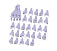 Sharplace Fermagli per arricciare dei capelli, strumento per parrucchieri, accessorio facile da usare, strumenti professionali, compatti e versatili, 30pcs S 3.1cmx2.2cm