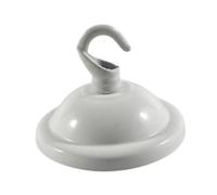 Sharplace Gancio Da Soffitto, Staffa Da Soffitto, Gancio Da Parete per Sala Da Pranzo, Gancio Da Esterno per Appendere Luci, Decorazioni Esterne per Garage, Bocca Aperta Bianca