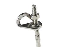 Sharplace Gancio di Ancoraggio per Arrampicata E Bullone Bullone Ad Espansione E Gancio Montato a Parete Piastra di Ancoraggio 30kN Piton Punto Fisso per Campeg