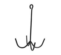 Sharplace Gancio per finimenti in Metallo Nero per redini, Robusto Organizer per Attrezzatura equestre Punte per capannone e fienile, Facile, 1 Pc