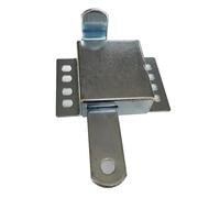 Sharplace Garage Porta Serratura Laterale Antiscasso Scrocco Manuale in Ferro Zincato Installazione Facile Robusto Adatto per Protezione Interna Sicurezza Casa, Civile