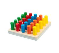 Sharplace Giocattolo Educativo con Dita in Legno, Giocattolo Sensoriale Educativo per Le Capacità Motorie Fini, Gioco Da Tavolo di Ordinamento, Style B, Taglia unica bambino