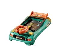 Sharplace Giocattolo educativo con volante per auto da corsa e avventura, robusto simulatore di guida musicale per bambini, regalo di compleanno, Versione Verde Racing