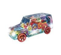 Sharplace Giocattolo per Auto Illuminato con Ingranaggi in Movimento, Musica Ed Effetti LED, Regalo per Bambini di 4 Anni