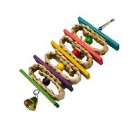 Sharplace Giocattolo per Pappagalli, Accessori per Gabbie per Uccelli, Giocattolo per Arrampicarsi con di Uccelli per Parrocchetti, Conuri, Fringuelli, Ca