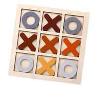 Sharplace Gioco del Tris in Legno, Croci, Giochi di Puzzle, Classico Gioco da Tavolino per Uso Interno Ed Esterno, per Riempire Sacchetti Regalo per, caffè
