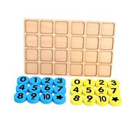 Sharplace Gioco di Numeri, Giocattoli Matematici Da Viaggio per Bambini di 3, 4, 5 E 6 Anni