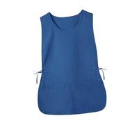Sharplace Grembiule Da Calzolaio con Tasche Laterali, Pettorina Da Cameriere, Grembiule Artistico in Poliestere, Ideale per Parrucchieri, Abiti Da Lavoro, Fiori, Blu