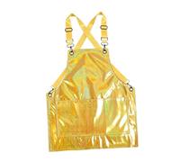 Sharplace Grembiule da pittore, grembiule da chef per cucinare, ideale per negozio di fiori, cucina, ristorante e barbecue, Giallo