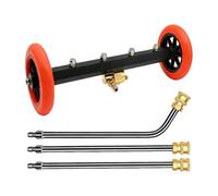 Sharplace Idropulitrice per la Pulizia del sottoscocca, lavascocca, 4000 PSI, connettore rapido Universale da 1/4 con 3 aste di prolunga, Orangina