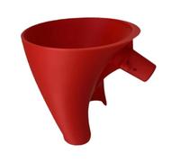Sharplace Imbuto per Farina E Liquidi Accessorio per Impastatrice con Presa Ergonomica Design Antigoccia per Versare Senza Disordinare Adatto per Pasticceria E, Rosso