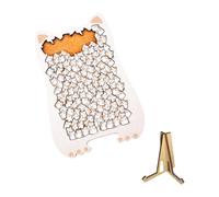 Sharplace in Legno per Adulti, Decorazioni per la, Oggetti da Collezione, a Forma di Animale, creativi per Compleanni per, Gattino Cubo