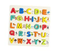 Sharplace in Legno per Bambini Piccoli, Set di da Tavolo, Giocattoli didattici per Bambini in età prescolare, ABC