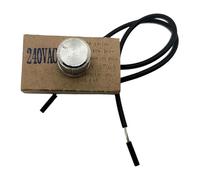 Sharplace Interruttore Dimmer Regolatore di Luminosità Commutatore Rotativo E Dispositivo Da Parete con Design Compatto Adatto per Fai Da Te E Motociclette 48c