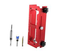 Sharplace Kit di installazione per serratura porta, dima per mortasa regolabile, modello per fresatrice in lega di alluminio