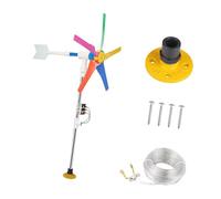 Sharplace Kit generatore di Piccole eoliche, Striscia Luminosa, Illuminazione Automatica per Esterni, Facile da assemblare, Villa, Cortile, Decorazione, Luce Colorata