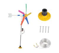 Sharplace Kit generatore di Piccole eoliche, Striscia Luminosa, Illuminazione Automatica per Esterni, Facile da assemblare, Villa, Cortile, Decorazione, Luce Bianca Calda