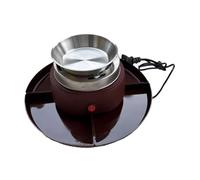 Sharplace Kit per S'mores, tostatrice senza fiamma, fondente per cioccolato, formaggio, set per S'mores, macchina elettrica per S'mores da tavolo, Marrone Rossastro